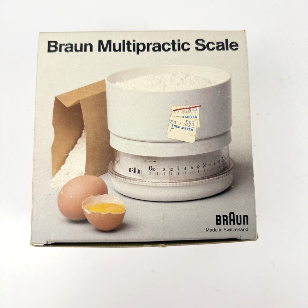 Braun Multipractic Scale UKW1 Type 4243 Made in Switzerland New Open Box